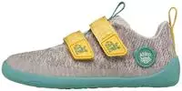 AFFENZAHN Kinder Sneaker KNIT HAPPY Nashorn hellgrau | 27