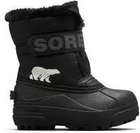 Sorel 2114101-010-US 11, Sorel Kinder Snow Commander Schuhe (Gr&ouml;&szlig;e 28, schwarz)