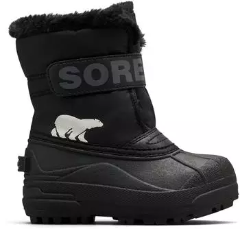 Sorel Snow Commander Youth Kids schwarz/weiß