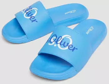 s.Oliver Sandals with Logo royalblau