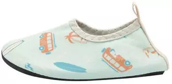 Playshoes Barefoot Shoe Surf-Bus creme/t&uuml;rkis/azur/orange