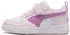 Puma Rebound V6 Lo AC+ Sneaker with Velcro Kids orchidee/rosé/weiß