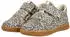 Pepino Leather First Walking Shoes beige/brokat/gold/schwarz