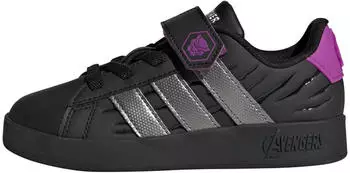Adidas Marvel Avengers Grand Court Kids core black/iron metallic/purple burst