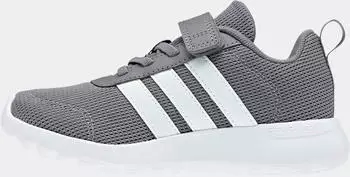 Adidas VL Move Sneaker mit Klettverschluss, f&uuml;r Kinder dunkelgrau/wei&szlig;