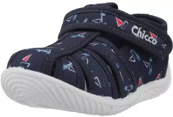 Chicco Baby Slippers with Velcro Closure blau