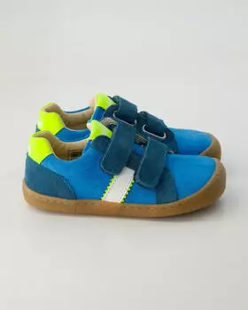 Koel Barefoot Kinder Sneakers Denis Suede 3.0 blau