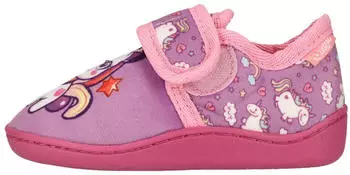 ZIGZAG Adou House Shoe with Velcro Closure african violet