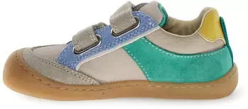 Naturino Barefoot Kesy Strap Shoe with Print beige/blau/gr&uuml;n