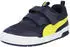 Puma Multiflex 2 Mesh Sneaker with Velcro Kids puma navy/lux lime
