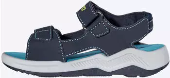 Lotto Sandal with luminous LEDs in the upper navy/aqua