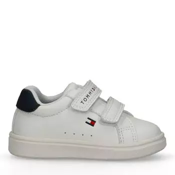 Tommy Hilfiger HECTOR Velcro Shoe with Logo Lettering weiß
