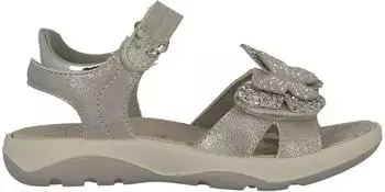 Lurchi Farfalla Sandal Velcro Shoe with Rhinestones silber