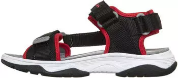 Skechers TREAD SEEKER Sandale mit Klettverschluss schwarz/rot