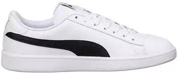 Puma Kinder-Sneakers Smash v2 L Jr wei&szlig;/schwarz