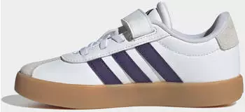Adidas VL Court 3.0 EL C Kids cloud white/violet/gum 3