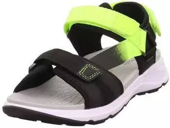 Superfit Sandal grasgr&uuml;n/schwarz
