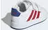 Adidas GRAND COURT 3.0 KIDS cloud white/royal blue/better scarlet
