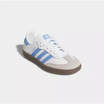 Adidas Samba OG (PS) ftwr white/blue fusion/gum 5