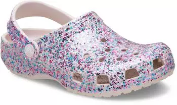 Crocs Classic Dazzle Glitter Clog T cocoa crème