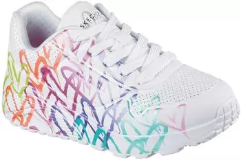 Skechers UNO LITE-METALLIC JOY (314098L) weiß/mehrfarbig