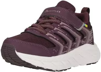 Whistler Minol Velcro Shoe with Waterproof Feature weinrot