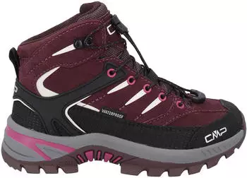 CMP Kid's Rigel 2.0 Low WP Trekking Shoes (3Q18244) black berry-amaranto