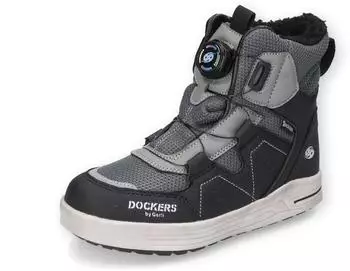 Dockers by Gerli Winter Boots schwarz/grau