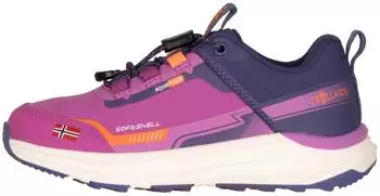 Trollkids Bjordal Hiking Shoes mallow pink/violet blue/papaya