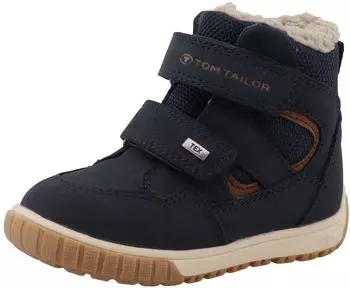 Tom Tailor Winter Boots Velcro Boots with Water-Repellent TEX Equipment navy