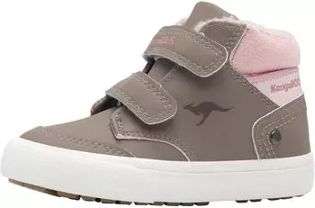 KangaROOS KaVu Primo V Sneaker Warm Lining Velcro stone brown/dusty rose