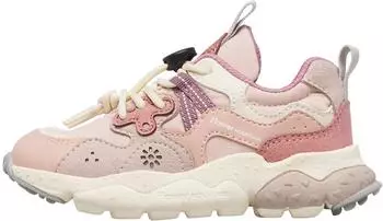 Naturino Sneaker in Faux Leather and Technical Fabric rose grau