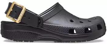 Crocs Classic Metallic Buckle Clog K schwarz