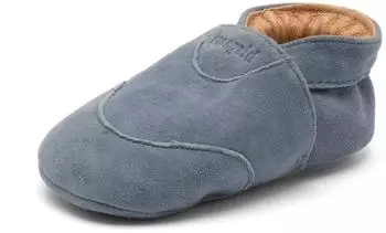 Bisgaard Newborn First Walker Shoe dusty blue