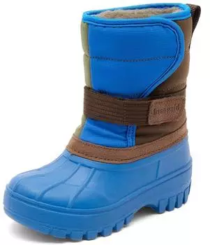 Bisgaard Pacson Snow Boot blau/braun/dunkelbraun/oliv