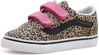 Vans Old Skool V leopard pop incense/pink velvet