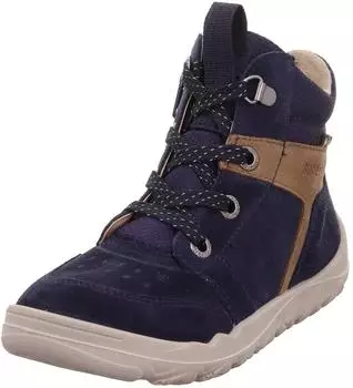 Superfit Walderi Barefoot Shoes Leather/Textile blau/braun