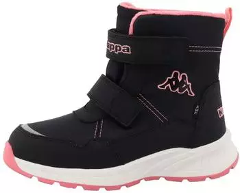 Kappa Ruth Winterboots gef&uuml;ttert wasserdicht schwarz/rose