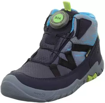 Superfit TRACE Children Sneaker High Outdoor Boot blau/hellgr&uuml;n
