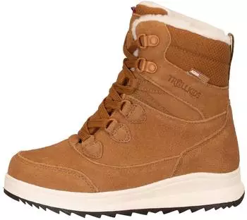 Trollkids Girls Lillehammer Winter Boots almond
