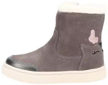 Geox Ankle Boot Suede Leather anthrazit/grau