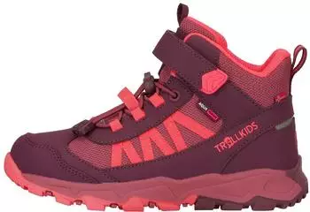 Trollkids Kids Tronfjell Hiker Mid deep ruby/frozen berry pink