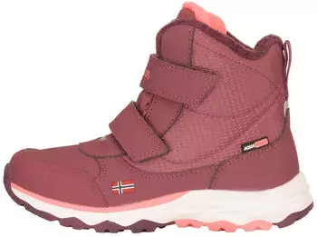 Trollkids Kids Hafjell Winter Boots frozen berry/deep ruby/salmon