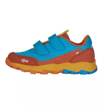 Trollkids Preikestolen Hiker (269) red clay/dynamic blue/mustard