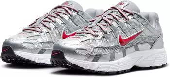 Nike Sportswear P-6000 (GS) metallic silver/gym red/flat silver