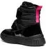 Geox J Laquinny Girl B AB Winter Boots schwarz/pink