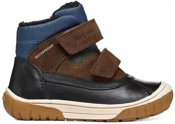 Geox Ankle Boot Leather/Textile blau