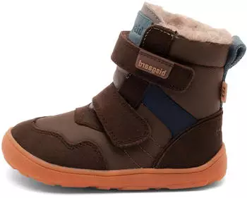 Bisgaard Barefoot Timo Tex Snow Boot dark brown