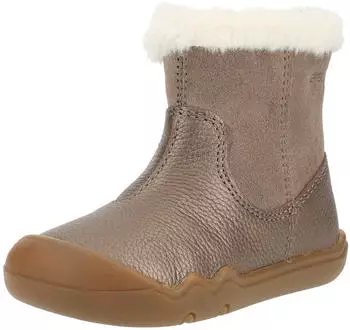 Geox B6663A Leather Ankle Boot braun