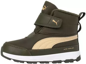 Puma EVOLVE BOOT LITE V INF dark olive/pebble path/puma white